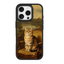 Regal Tabby Cat Portrait Black phone case for iPhone 15