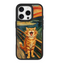 The Scream Cat Black phone case for iPhone 15