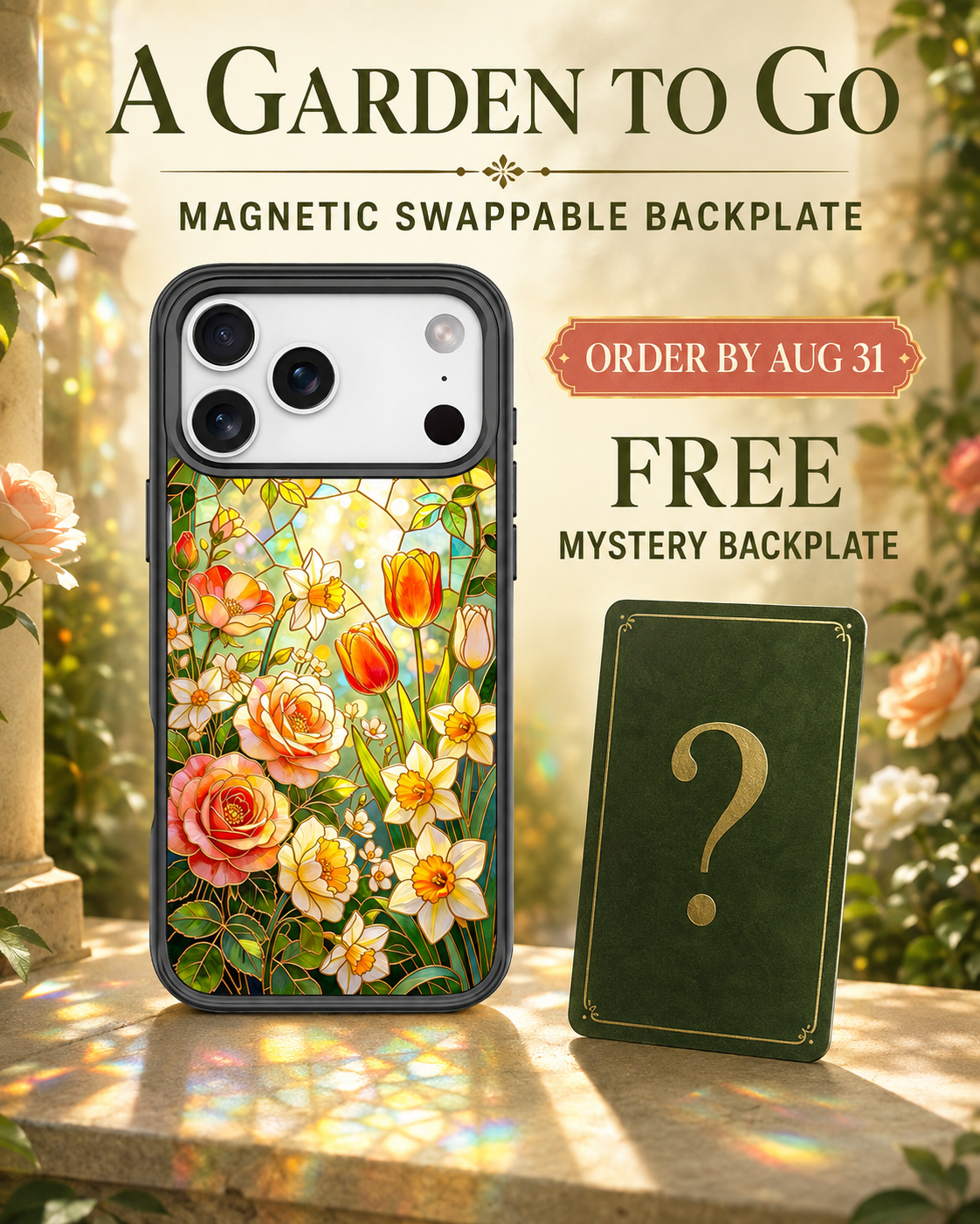 A Garden to Go — Grab a Free Mystery Backplate with Every Order