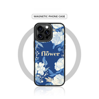 Case & Plate Series - Blue Peony Crown