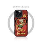 Case & Plate Series - Retro Anime Apple Girl