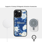 Case & Plate Series - Blue Peony Crown