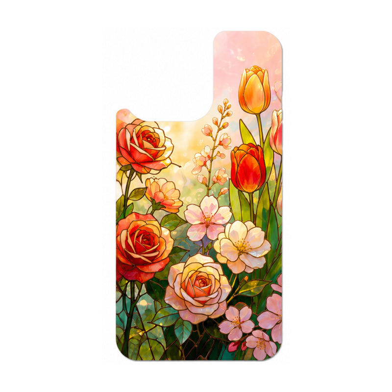 Stained Glass Bloom - Warm Tulip Garden Main image