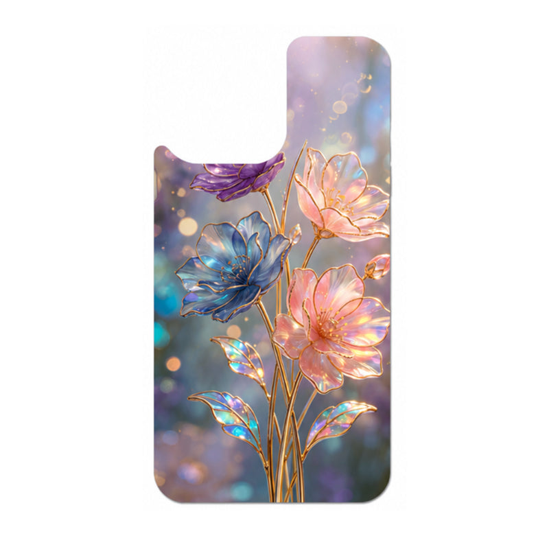 Stained Glass Bloom - Iris Wildflower Glow