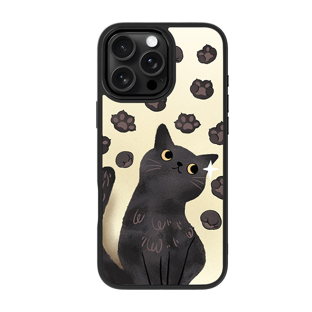 Spotted Lazy Black Cat