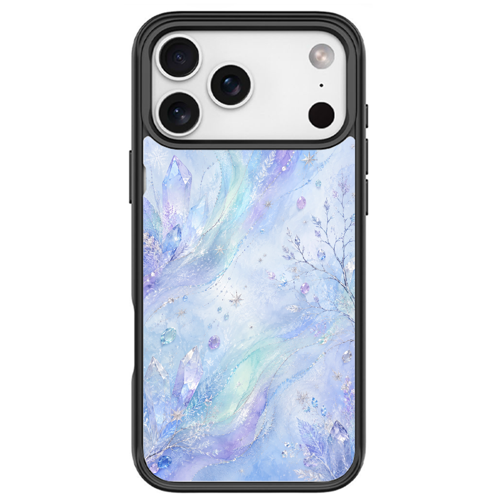 Aurora Frost Black phone case for iPhone 18 Pro