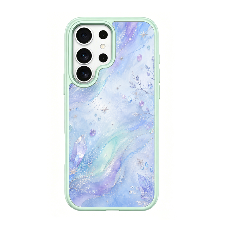 Aurora Frost Green phone case for Samsung S26 Ultra