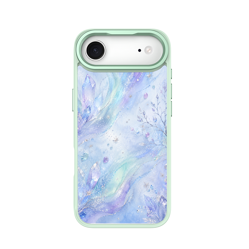 Aurora Frost Green phone case for iPhone 17 Air