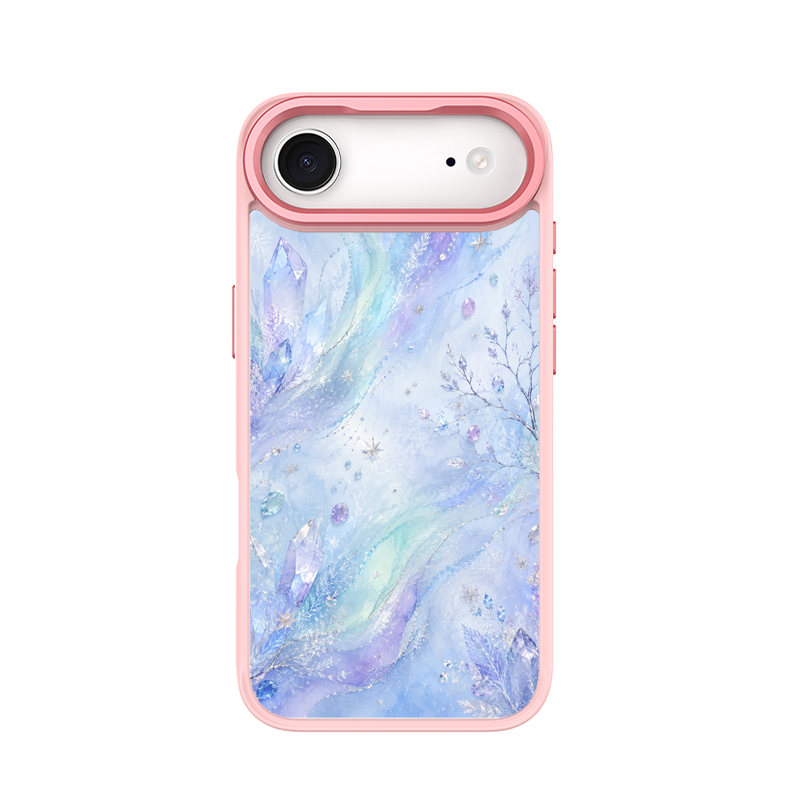 Aurora Frost Pink phone case for iPhone 17 Air