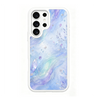 Aurora Frost White phone case for Samsung S25 Ultra