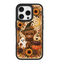 Autumn Highland Cow Witch Black phone case for iPhone 15
