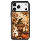 Autumn Highland Cow Witch Black phone case for iPhone 17