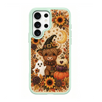 Autumn Highland Cow Witch Green phone case for Samsung S26 Ultra