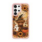 Autumn Highland Cow Witch Pink phone case for Samsung S26 Ultra