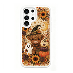 Autumn Highland Cow Witch White phone case for Samsung S26 Ultra
