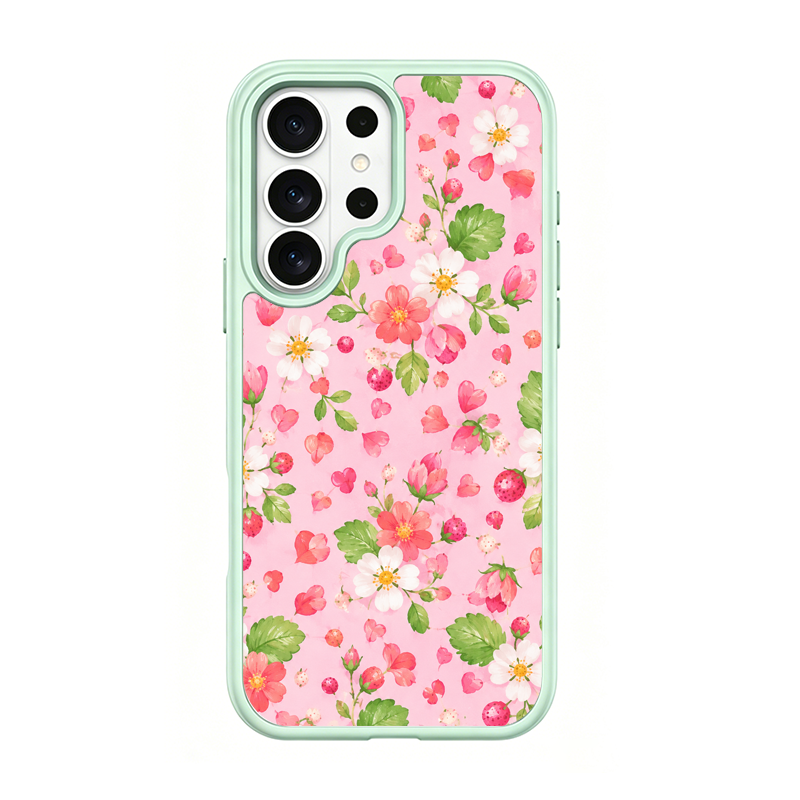 Berry Whim Green phone case for Samsung S25 Ultra