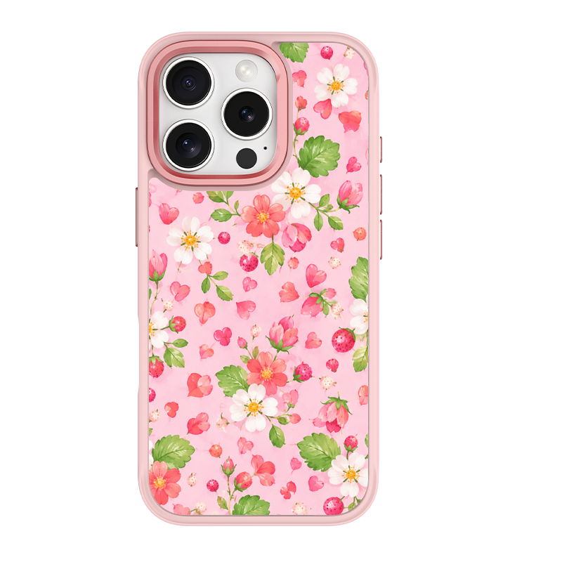 Berry Whim Pink phone case for iPhone 16 Pro