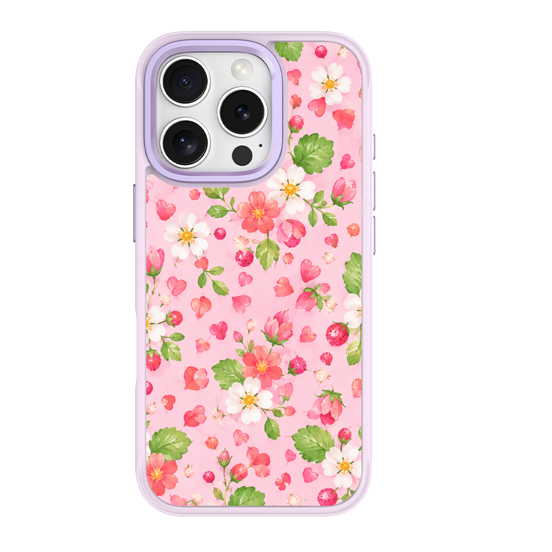 Berry Whim Purple phone case for iPhone 15