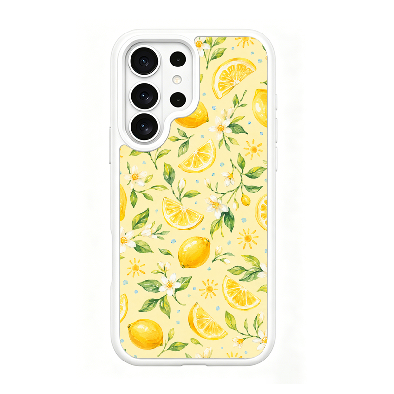 Citrus Sway White phone case for Samsung S25 Ultra