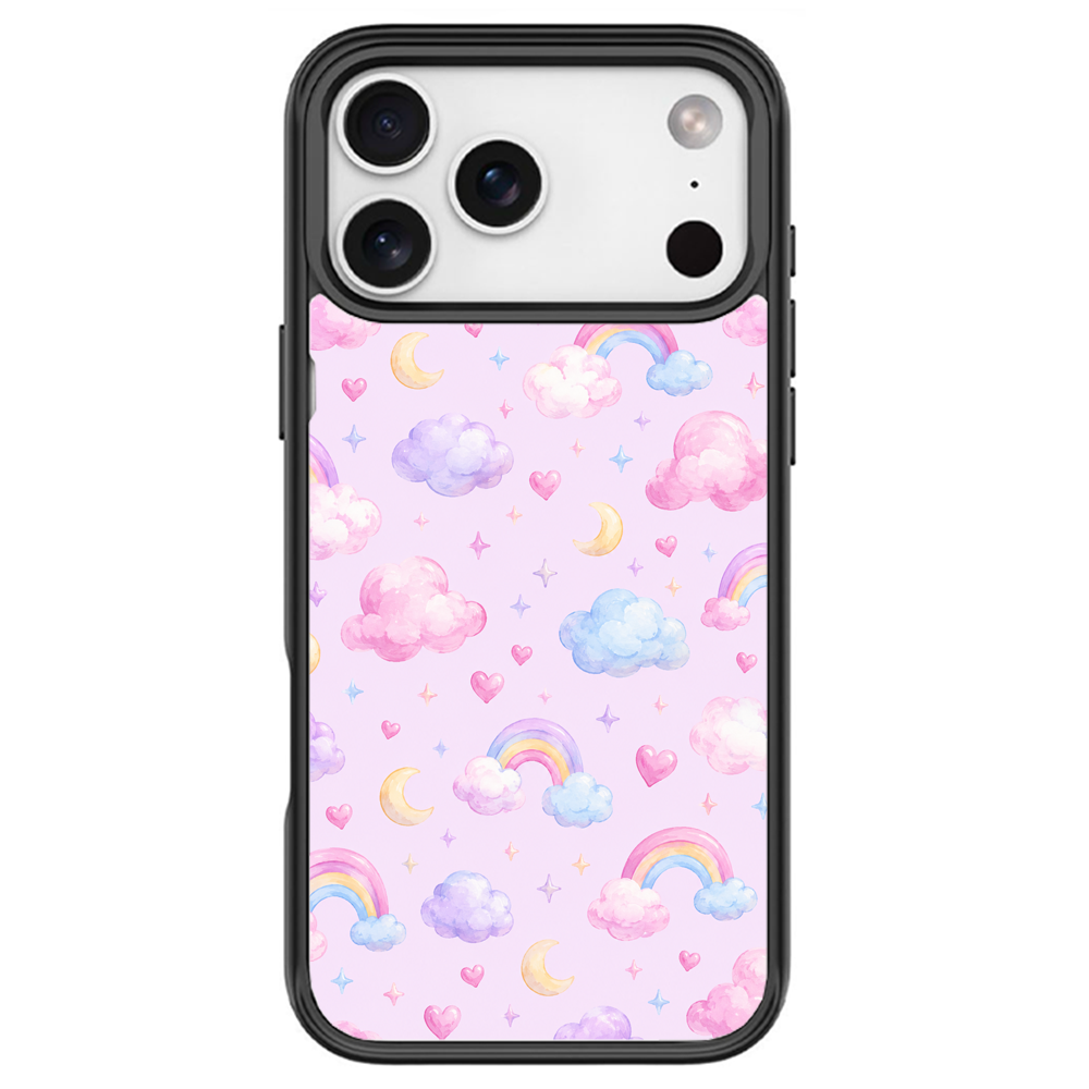 Cloud Parade Black phone case for iPhone 17 Pro