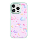 Cloud Parade Green phone case for iPhone 16