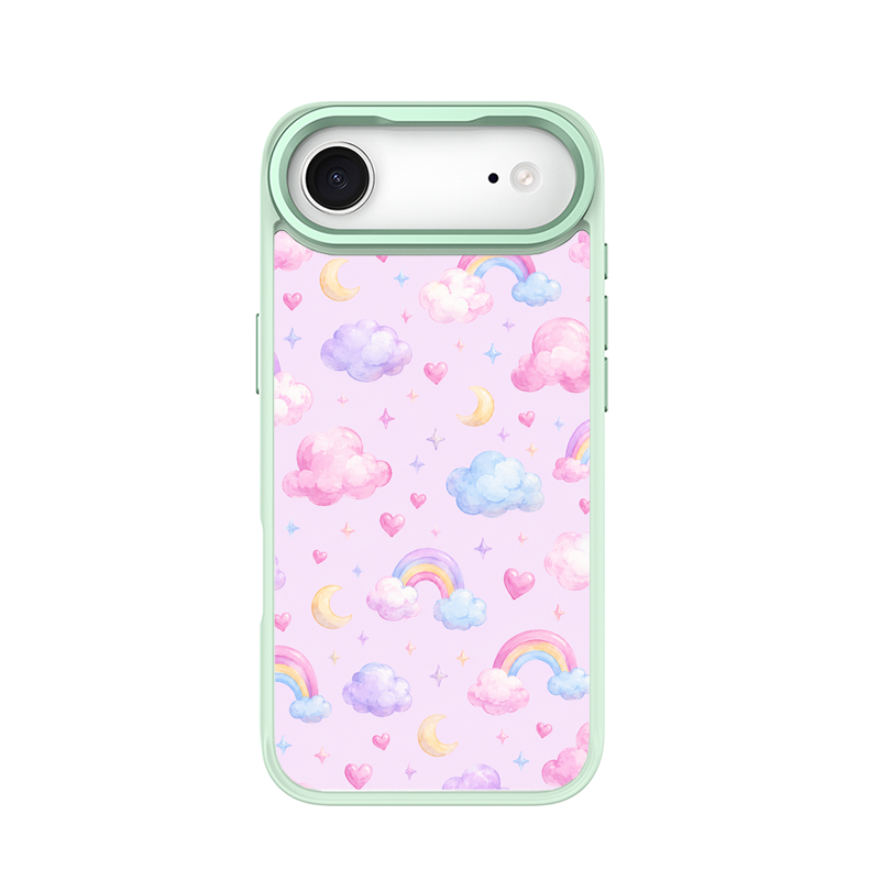 Cloud Parade Green phone case for iPhone 17 Air