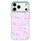 Cloud Parade Green phone case for iPhone 17