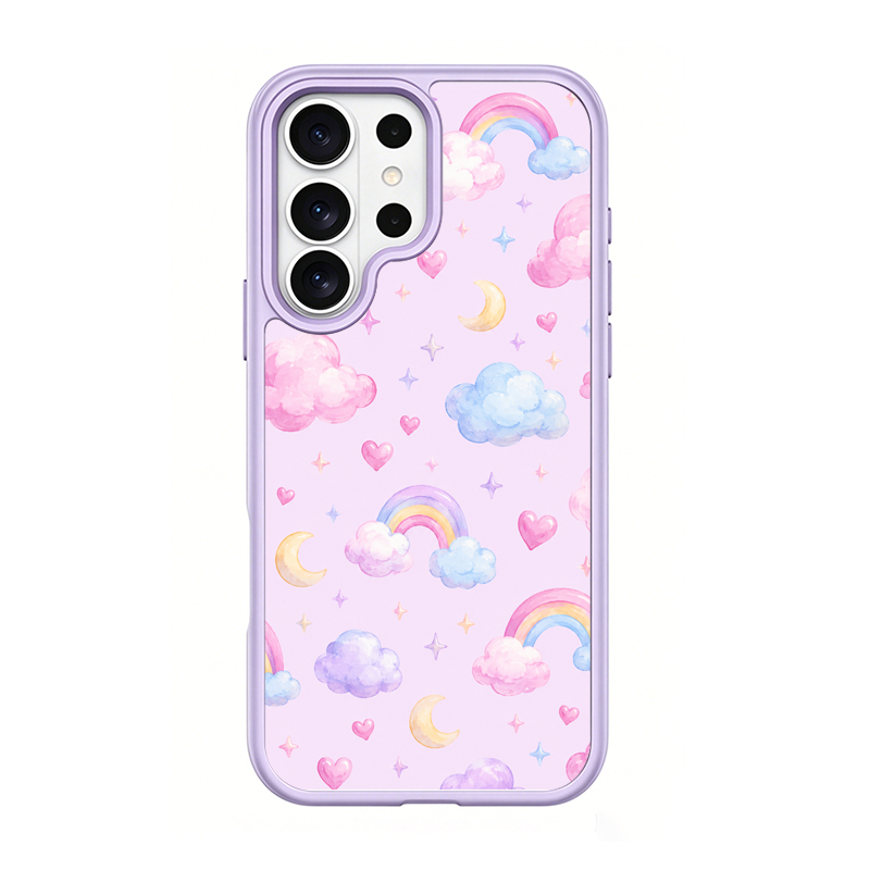 Cloud Parade Purple phone case for Samsung S26 Ultra
