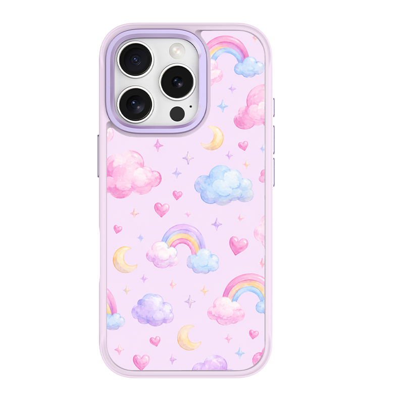 Cloud Parade Purple phone case for iPhone 16 Pro
