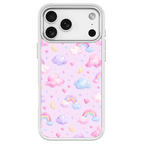 Cloud Parade White phone case for iPhone 18 Pro
