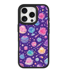 Cosmic Jelly Black phone case for iPhone 16