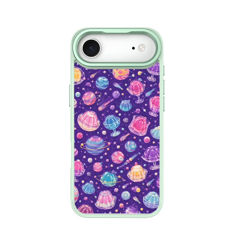 Cosmic Jelly Green phone case for iPhone 17 Air