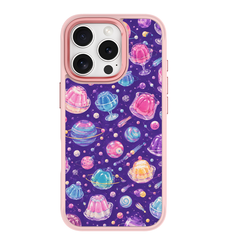 Cosmic Jelly Pink phone case for iPhone 16