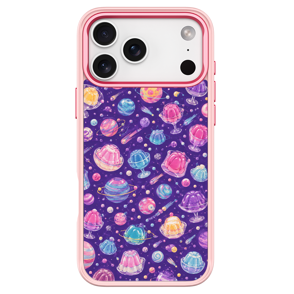 Cosmic Jelly Pink phone case for iPhone 17 Pro Max