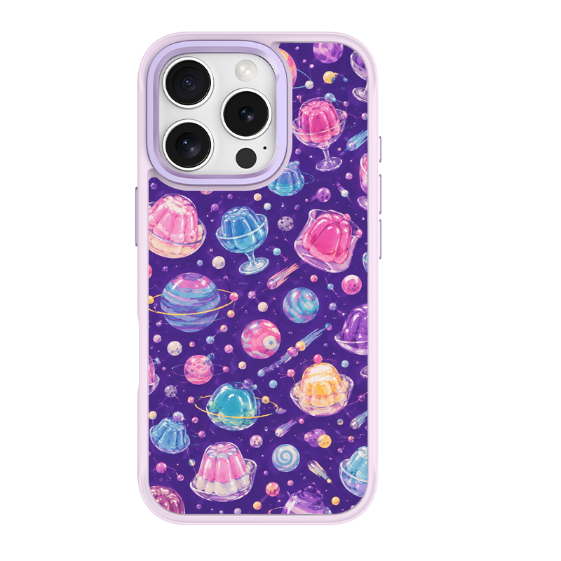 Cosmic Jelly Purple phone case for iPhone 15