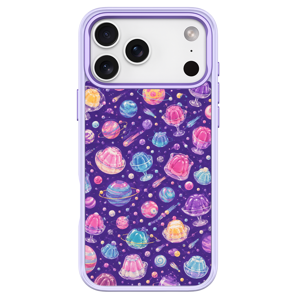 Cosmic Jelly Purple phone case for iPhone 17 Pro