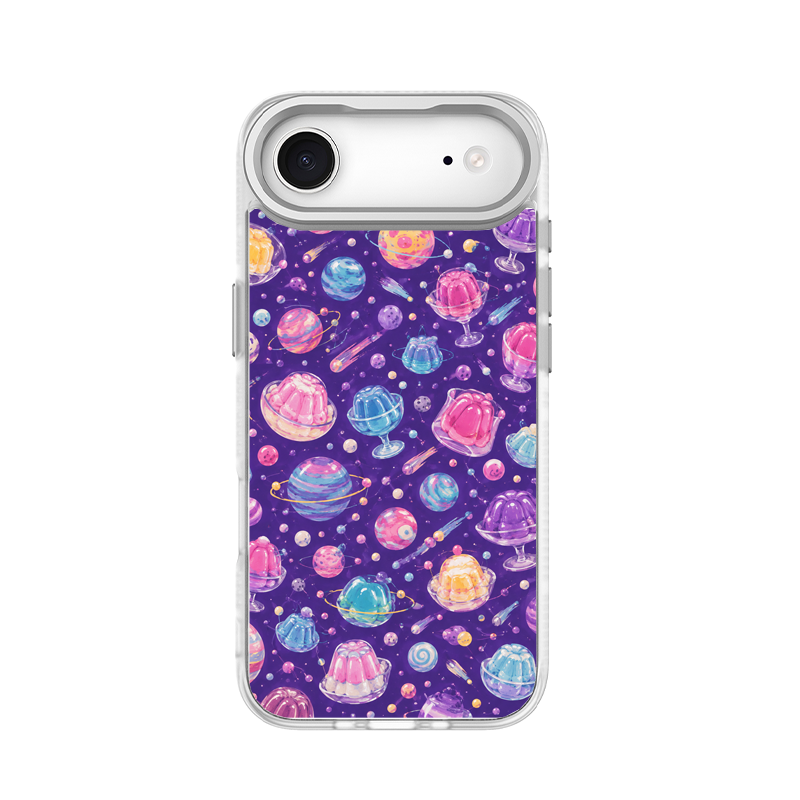 Cosmic Jelly White phone case for iPhone 17 Air