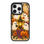 Cute Ghost Lantern Black phone case for iPhone 16 Pro
