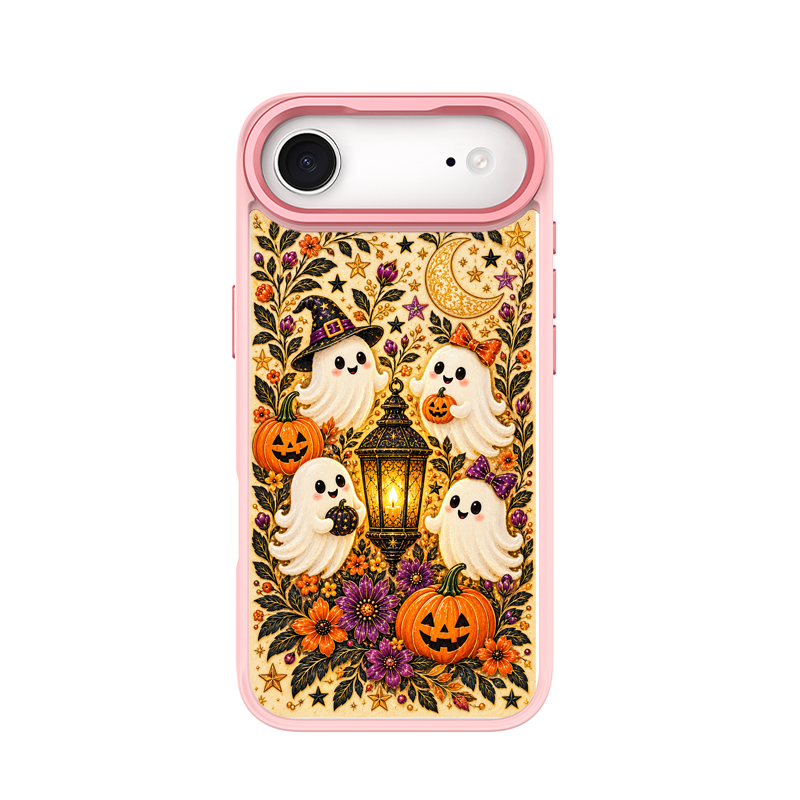 Cute Ghost Lantern Pink phone case for iPhone 17 Air