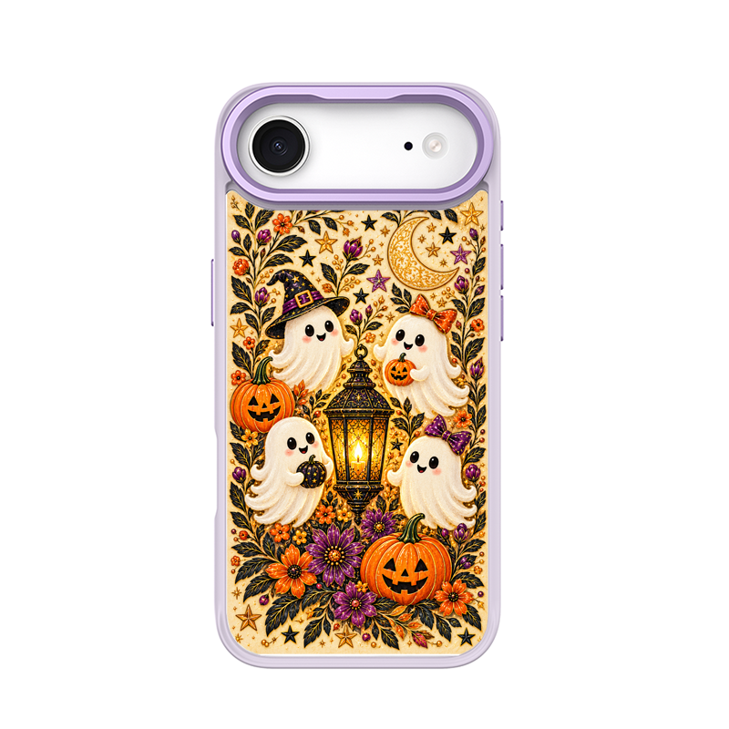 Cute Ghost Lantern Purple phone case for iPhone 17 Air