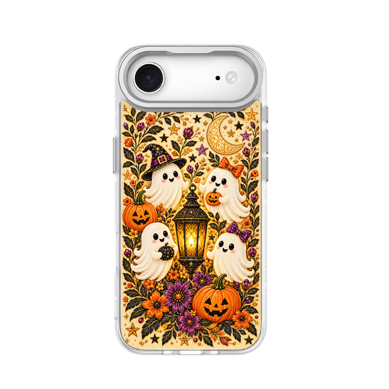Cute Ghost Lantern White phone case for iPhone 17 Air