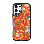 Doodle Dinner Black phone case for Samsung S26 Ultra