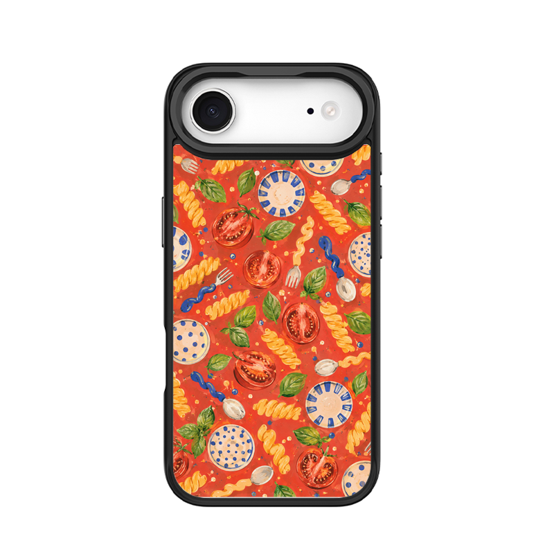 Doodle Dinner Black phone case for iPhone 17 Air