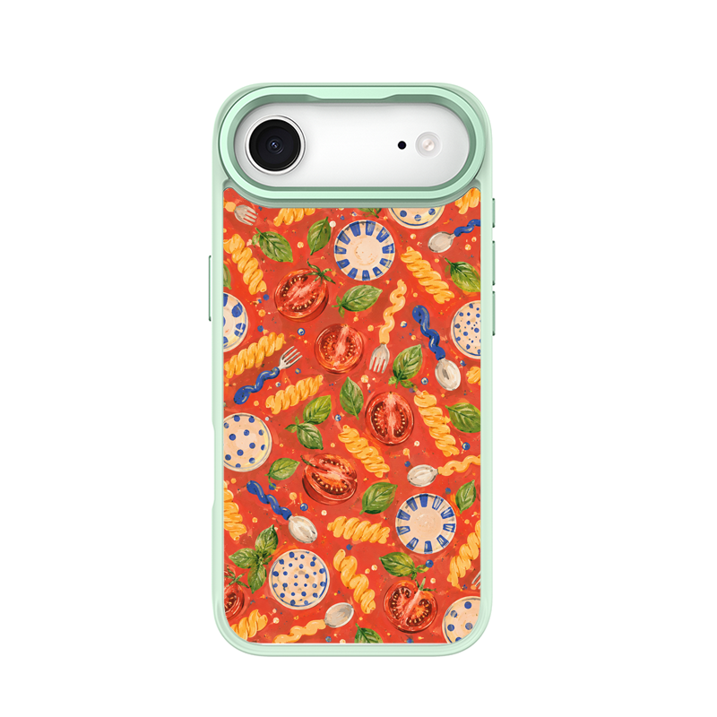 Doodle Dinner Green phone case for iPhone 17 Air