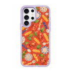 Doodle Dinner Purple phone case for Samsung S26 Ultra