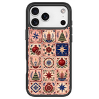 Folk Tile Fest Black phone case for iPhone 17 Pro Max