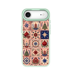 Folk Tile Fest Green phone case for iPhone 17 Air