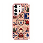 Folk Tile Fest Pink phone case for Samsung S26 Ultra