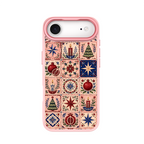 Folk Tile Fest Pink phone case for iPhone 17 Air