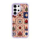 Folk Tile Fest Purple phone case for Samsung S25 Ultra